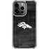 NFL Denver Broncos Black & White iPhone 13 Pro Clear Case