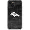 NFL Denver Broncos Black & White iPhone 14 Clear Case