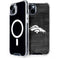 NFL Denver Broncos Black & White iPhone 15 Plus MagSafe Case