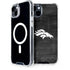 NFL Denver Broncos Black & White iPhone 15 Plus MagSafe Case