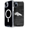 NFL Denver Broncos Black & White iPhone 14 Plus MagSafe Case