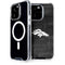 NFL Denver Broncos Black & White iPhone 14 Pro MagSafe Case