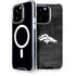 NFL Denver Broncos Black & White iPhone 14 Pro MagSafe Case