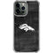 NFL Denver Broncos Black & White iPhone 14 Pro Max Clear Case