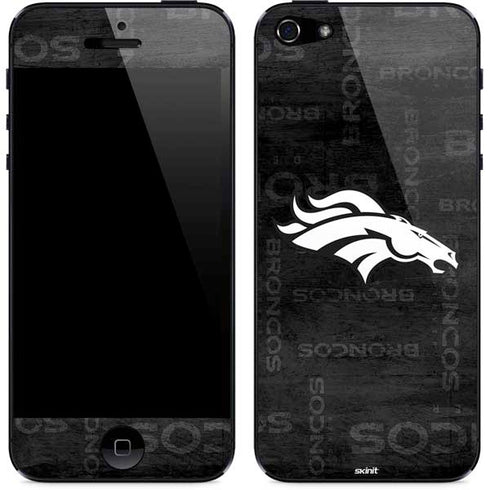 NFL Denver Broncos Black & White iPhone 5/5s/5SE Skin