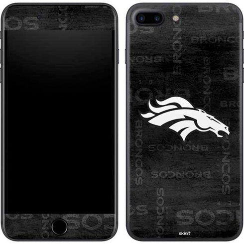 NFL Denver Broncos Black & White iPhone 8 Plus Skin