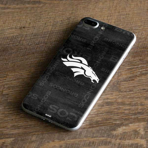 NFL Denver Broncos Black & White iPhone 8 Plus Skin