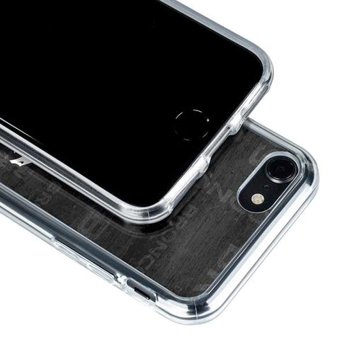 NFL Denver Broncos Black & White iPhone SE (2nd & 3rd Gen) Clear Case