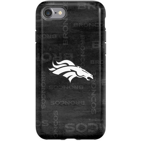 NFL Denver Broncos Black & White iPhone SE (2nd & 3rd Gen) Pro Case