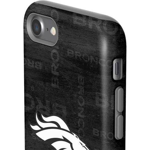 NFL Denver Broncos Black & White iPhone SE (2nd & 3rd Gen) Pro Case