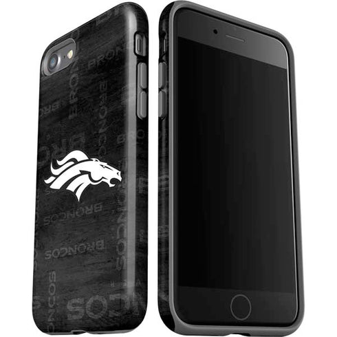NFL Denver Broncos Black & White iPhone SE (2nd & 3rd Gen) Pro Case