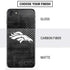NFL Denver Broncos Black & White iPhone SE (2nd & 3rd Gen) Skin