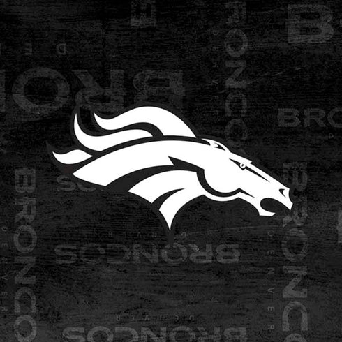 NFL Denver Broncos Black & White iPhone XS Skin