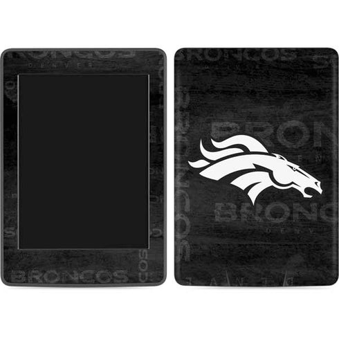NFL Denver Broncos Black & White Amazon Kindle Skin