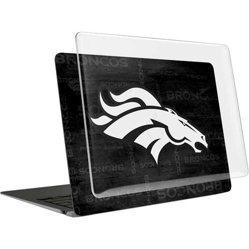 NFL Denver Broncos Black & White MacBook Air 13in (2020) Case plus Skin
