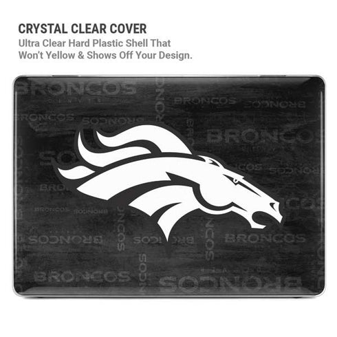 NFL Denver Broncos Black & White MacBook Air 13in M1 (2021) Case plus Skin