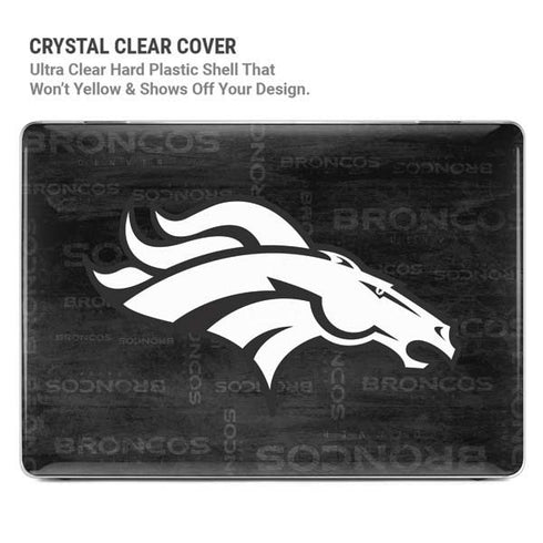 NFL Denver Broncos Black & White MacBook Air 15in (2023-2025) Case plus Skin
