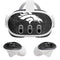 NFL Denver Broncos Black & White Meta Quest 3 Skin