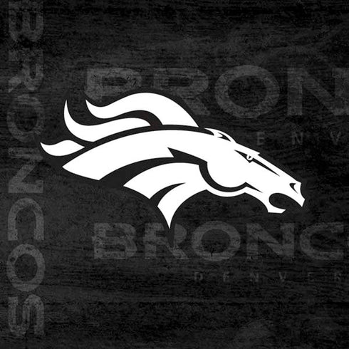 NFL Denver Broncos Black & White Moto E5 Play Skin
