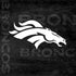 NFL Denver Broncos Black & White Moto E5 Play Skin