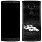 NFL Denver Broncos Black & White Moto E5 Plus Skin