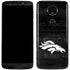NFL Denver Broncos Black & White Moto E5 Plus Skin