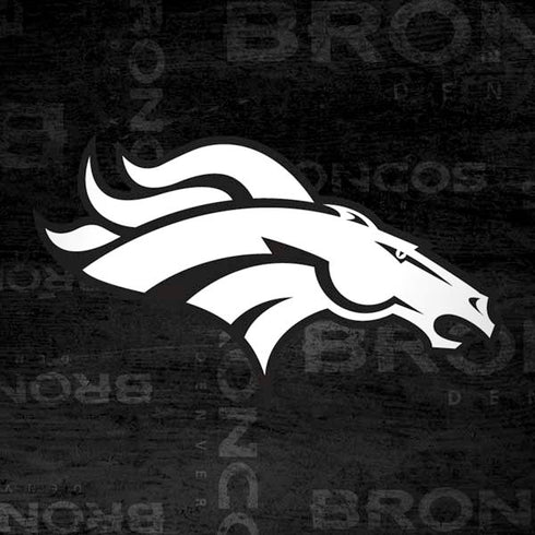 NFL Denver Broncos Black & White Moto G6 Skin