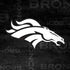 NFL Denver Broncos Black & White Moto G6 Skin