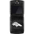NFL Denver Broncos Black & White Motorola RAZR Skin