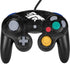 NFL Denver Broncos Black & White Nintendo GameCube Controller Skin