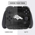 NFL Denver Broncos Black & White Nintendo Switch Bundle Skin