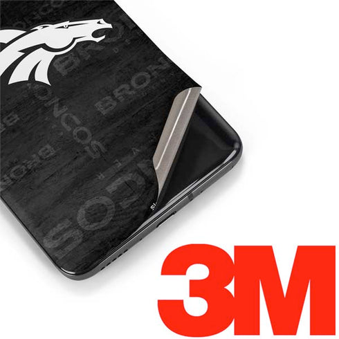 NFL Denver Broncos Black & White OnePlus 7 Pro Skin