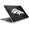 NFL Denver Broncos Black & White HP Pavilion Skin