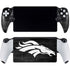 NFL Denver Broncos Black & White PlayStation Portal Remote Player Skin