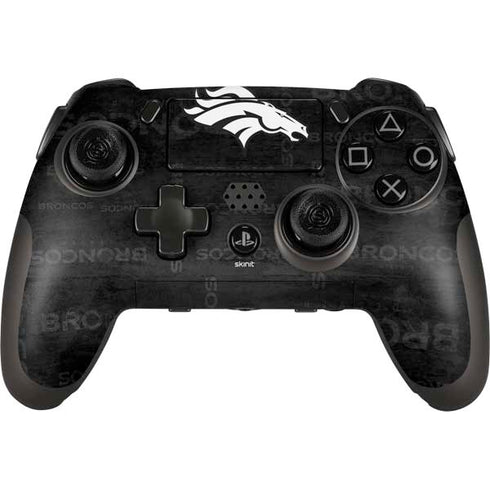 NFL Denver Broncos Black & White PlayStation Scuf Vantage 2 Controller Skin