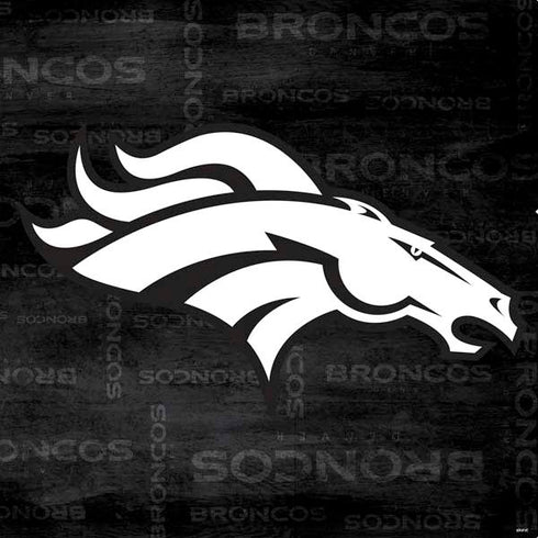 NFL Denver Broncos Black & White PS4 Controller Skin