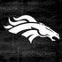 NFL Denver Broncos Black & White PS4 Controller Skin