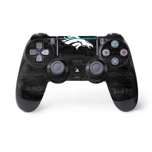 NFL Denver Broncos Black & White PS4 Pro/Slim Controller Skin