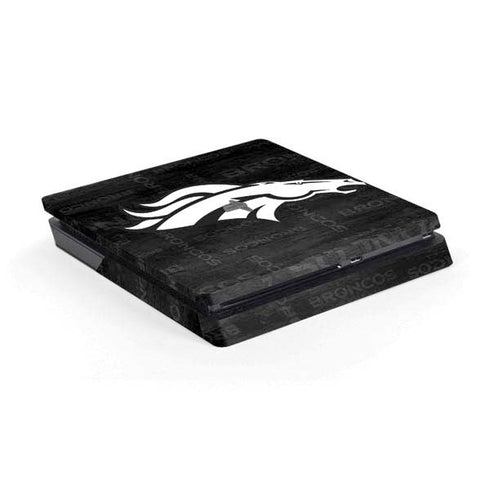 NFL Denver Broncos Black & White PS4 Slim Skin