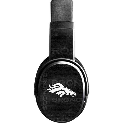 NFL Denver Broncos Black & White Skullcandy Crusher Wireless Skin