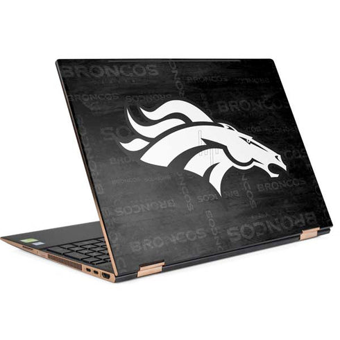 NFL Denver Broncos Black & White HP Spectre Skin