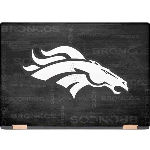 NFL Denver Broncos Black & White HP Spectre Skin