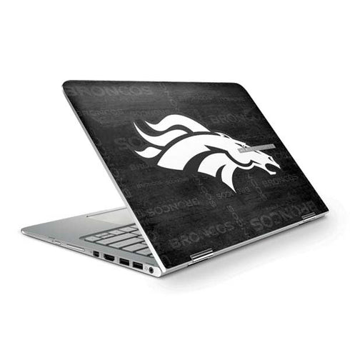 NFL Denver Broncos Black & White HP Spectre Skin