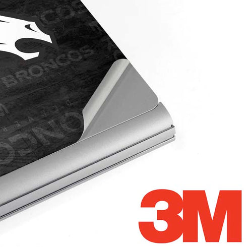 NFL Denver Broncos Black & White Surface Book 2 13.5in Skin