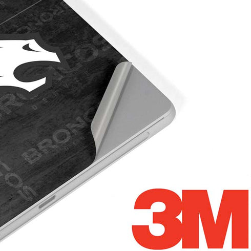 NFL Denver Broncos Black & White Surface Go Skin