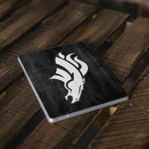 NFL Denver Broncos Black & White Surface Go Skin