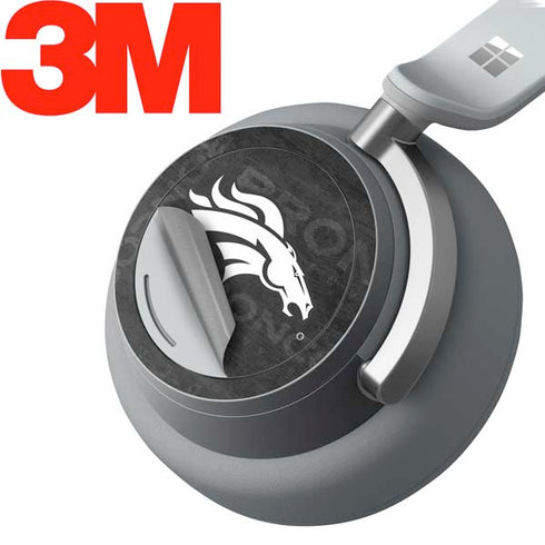 NFL Denver Broncos Black & White Surface Headphones Skin