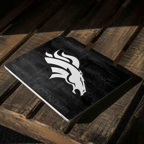 NFL Denver Broncos Black & White Surface Laptop 2 Skin
