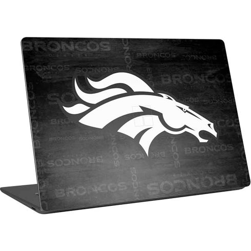 NFL Denver Broncos Black & White Surface Laptop 4 15in Skin