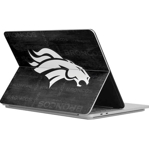 NFL Denver Broncos Black & White Surface Laptop Studio Skin